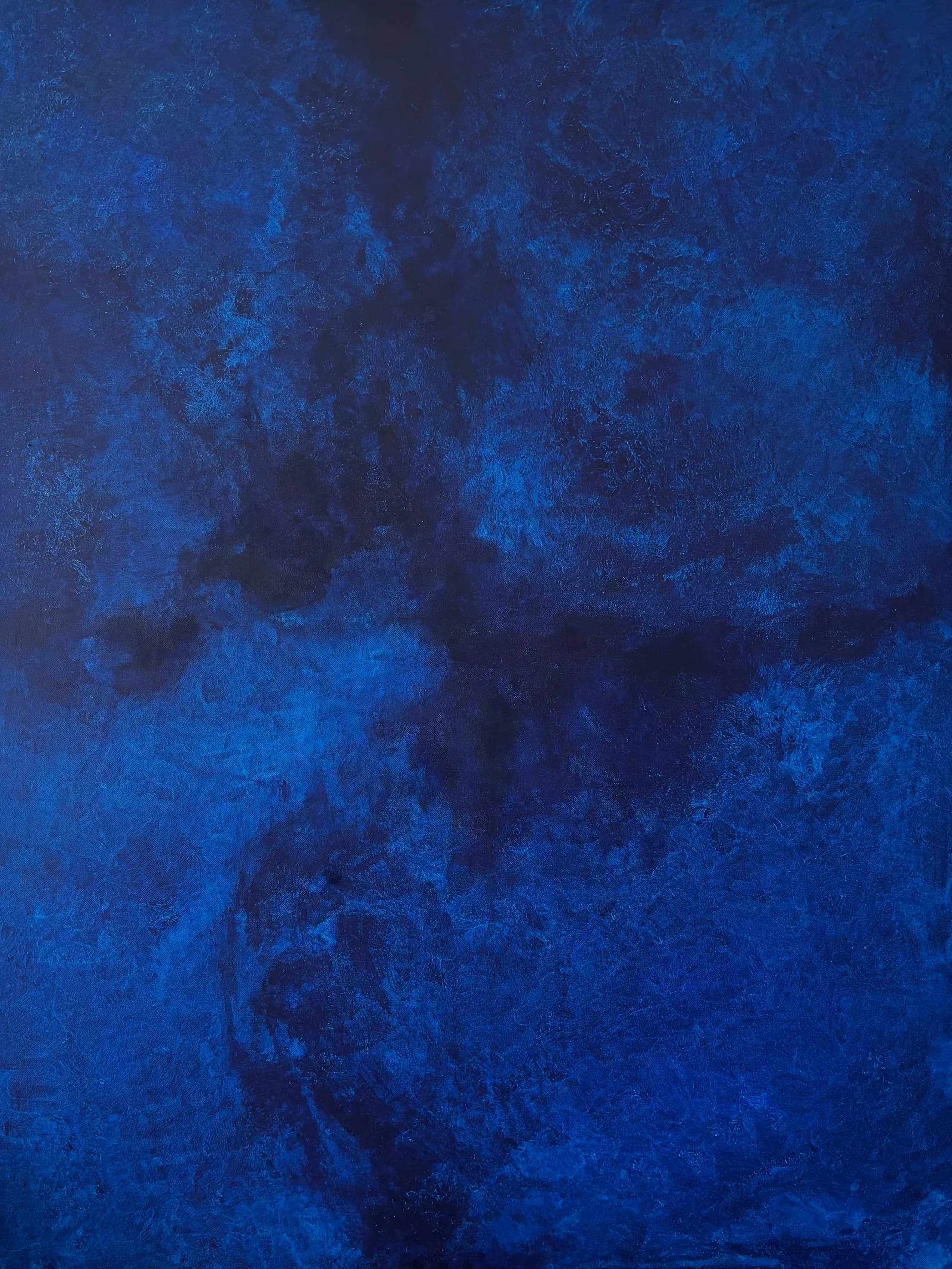 M’abandonner dans ton silence 21h46, Acrylique sur toile, 116 × 89 cm, Daphné Mistretta