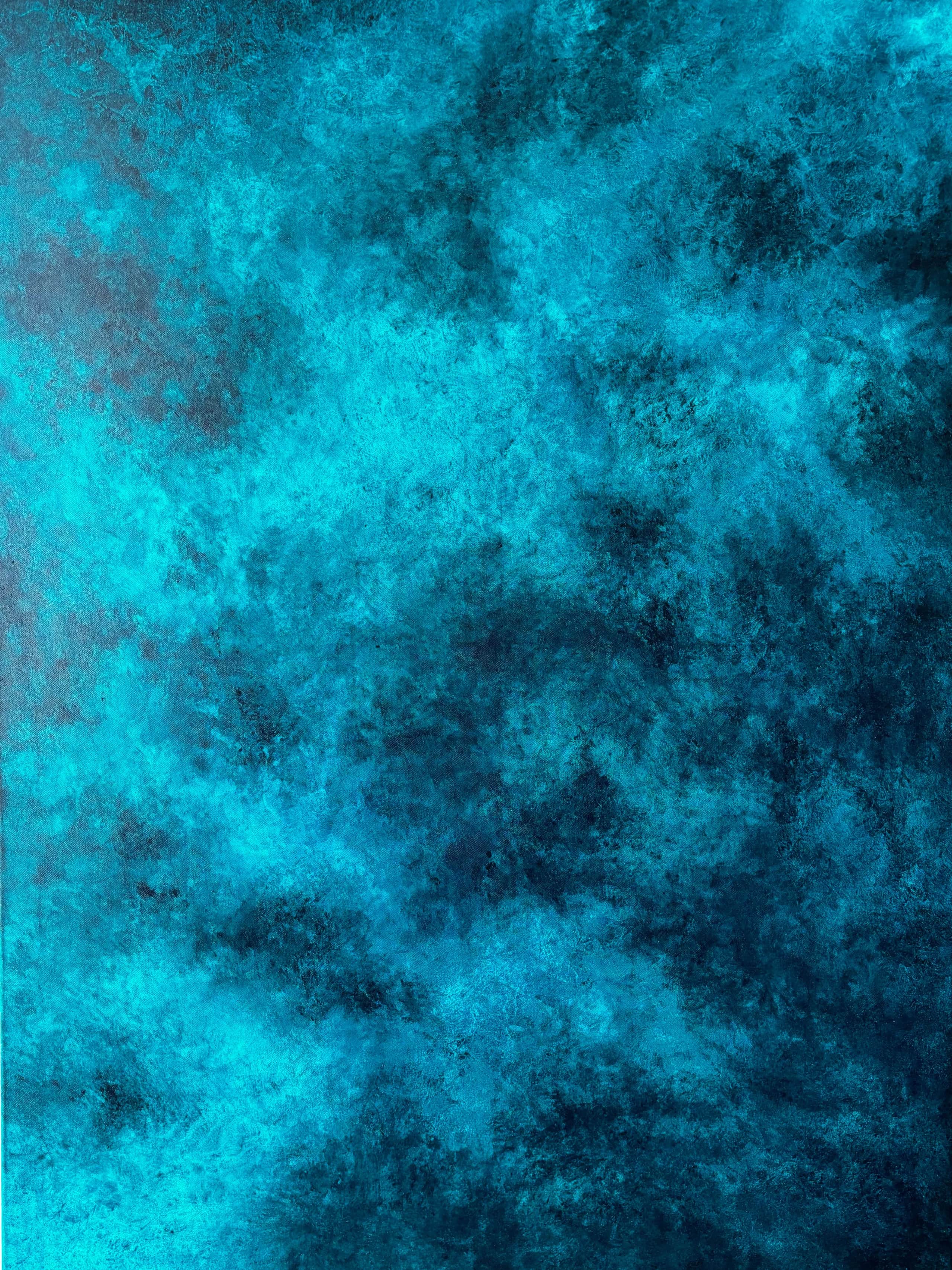 Résonance après ta vague 11h07, Acrylique sur toile, 130 × 116 cm, Daphné Mistretta