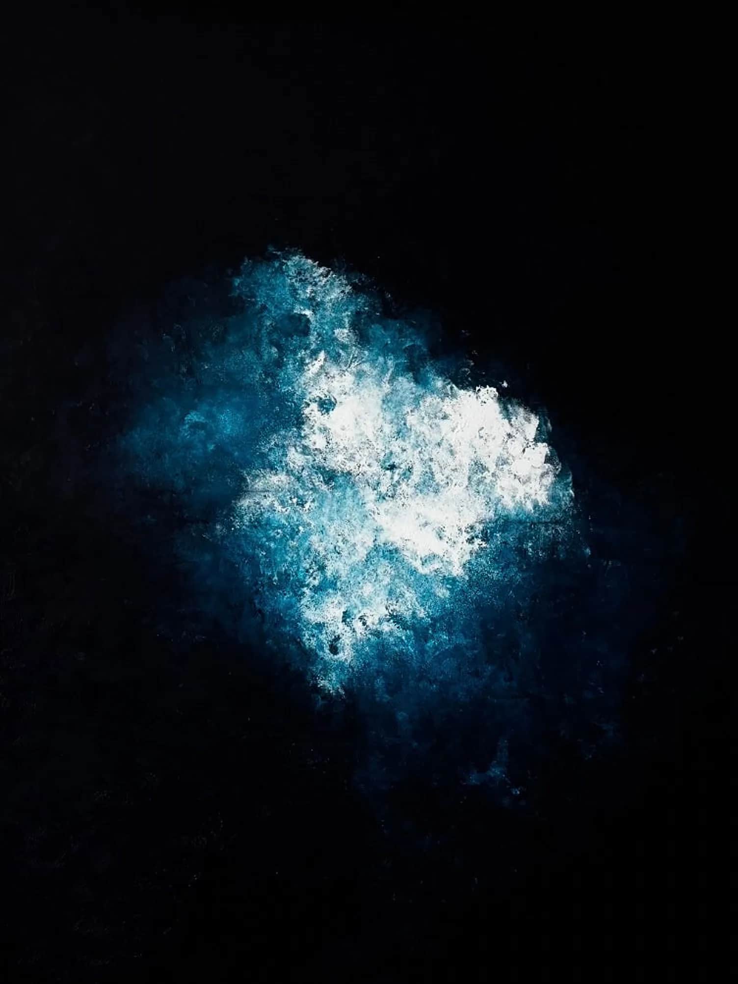 Ta vague, cette mémoire 3h57, Acrylique sur toile, 113 × 89 cm, Daphné Mistretta