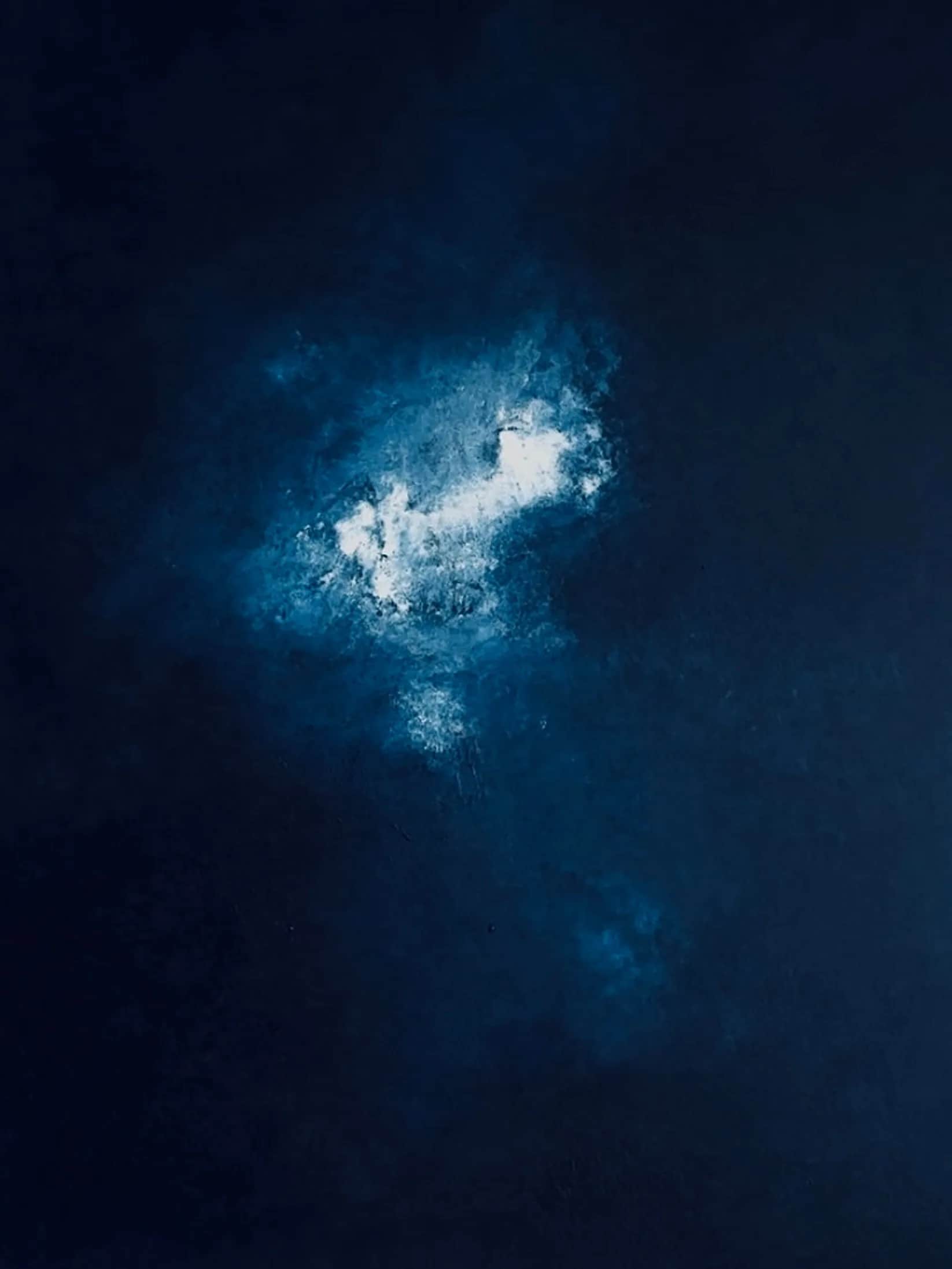 Ton amour infiniment salé, passé » 8h46, Acrylique sur toile, 100 × 81 cm, Daphné Mistretta
