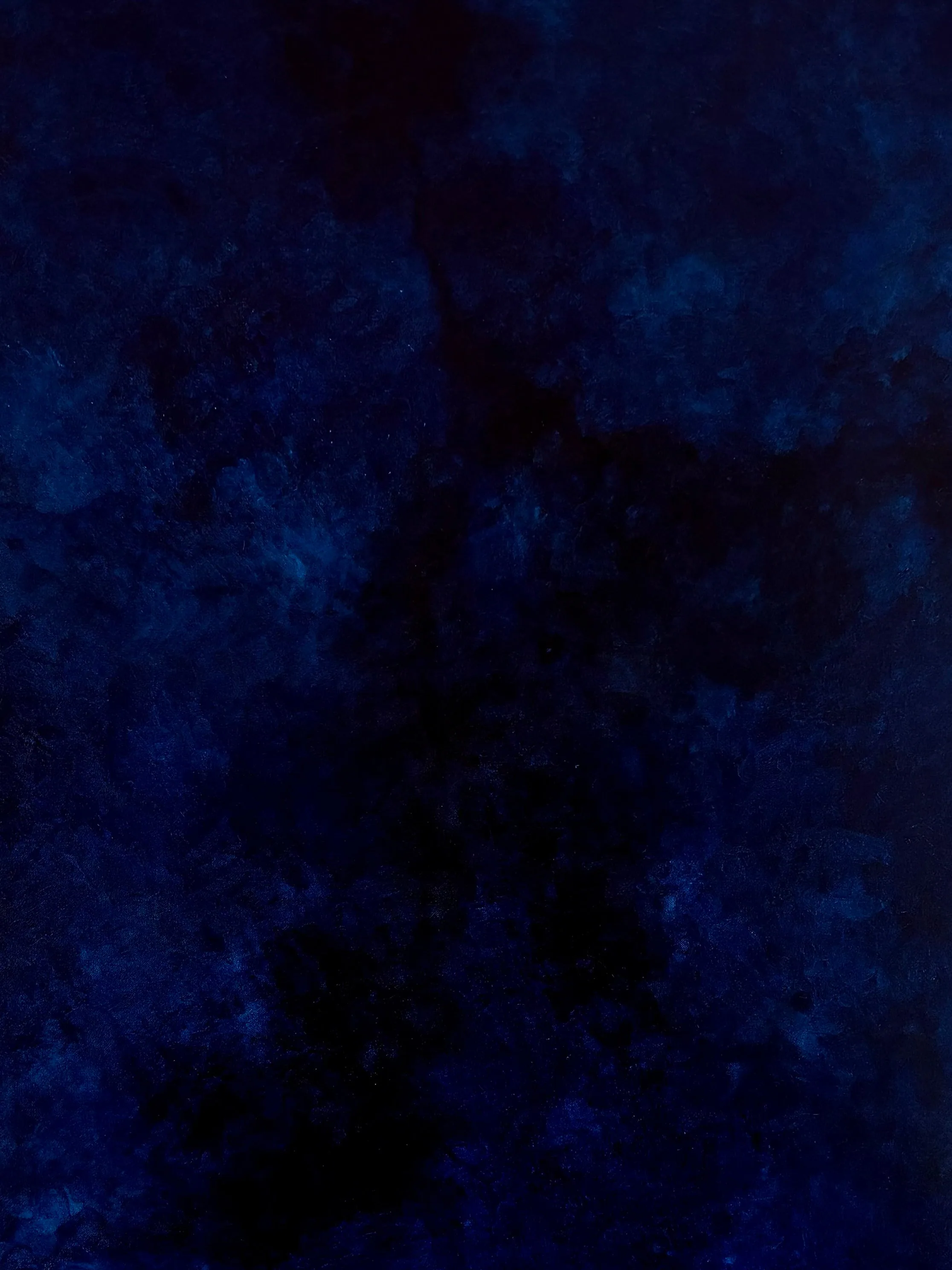 Au crépuscule de ton Rivage 21h59, Acrylique sur toile, dimensions non communiquées, Daphné Mistretta