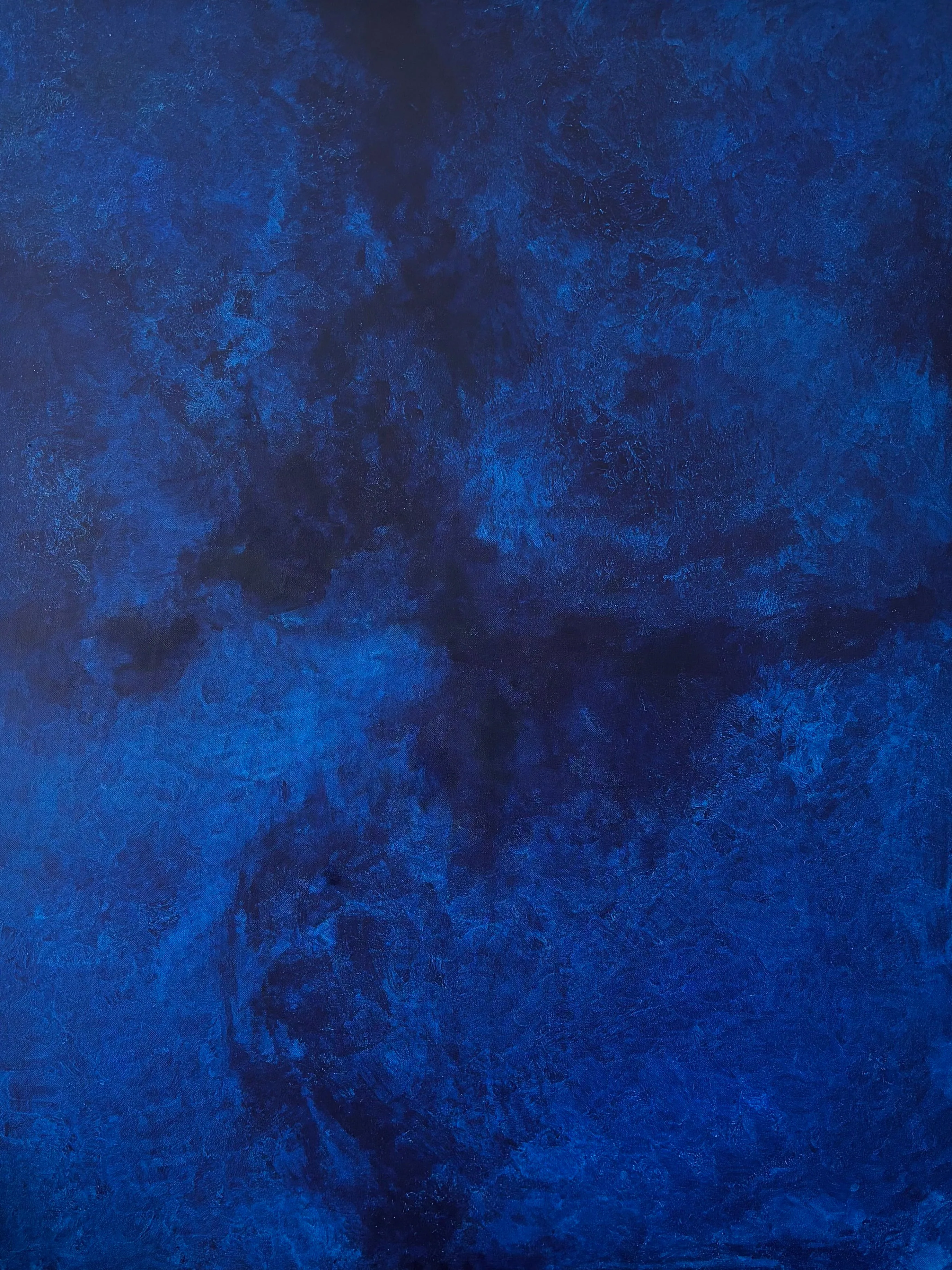 M’abandonner dans ton silence 21h46, Acrylique sur toile, 116 × 89 cm, Daphné Mistretta